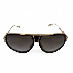 DITA GRANDMASTER FIVE SUNGLASSES DRX-2077-A-GLD-BLK 64•13•130 DITA SUNGLASSES